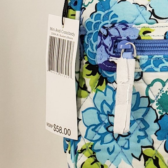 Vera Bradley Mini Andi in Blueberry Blooms Print - Picture 5 of 5